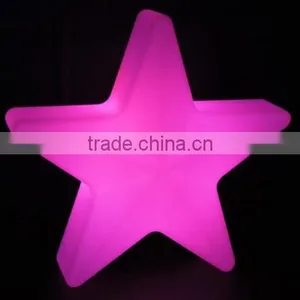 Solar Powered Beautiful Glowing Lighting LED Star With Hook Together thumbnail-1