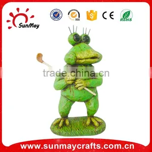Resin Garden Decoration Frog Statues thumbnail-3