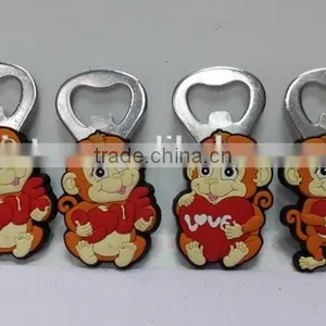 High Quality PVC Promotional Monkey Fridge Magnets thumbnail-1