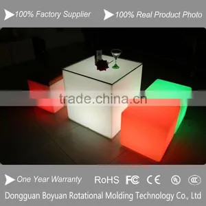 Low Price Led Cube Stools With Color Changing thumbnail-1