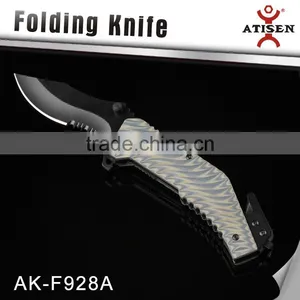 High Quality 4.5' Blade Camping Knife With G10 Handle Hunting Pocket Knife Tools thumbnail-1