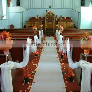 Party Decorative Carpet Runner/factory Hot Sale Decorative White Wedding Runner/wedding Carpet/mat Exhib thumbnail-1