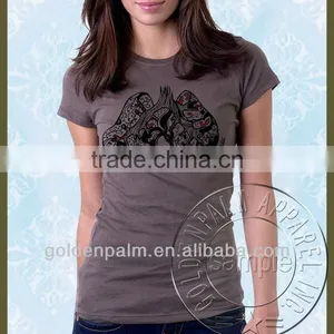 Cheap Custom Printed T Shirts For Ladies thumbnail-1