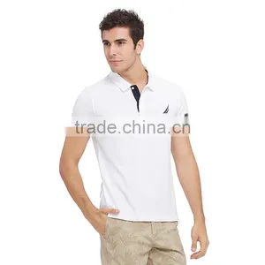 Custom Golf Tee Printing Logo Sports T-shirt Man Polo T-shirt thumbnail-2