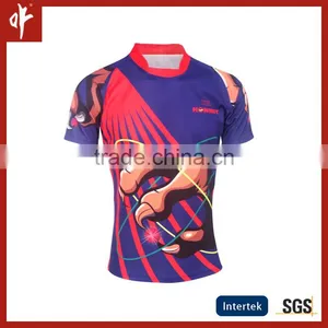 Durable Custom Design Rugby Jersey thumbnail-1