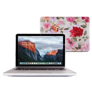 2017 Laptop Case Case Rose PC Case for MacBook Sticker for Macbook TPU + PC Beautiful Pattern Notebook Sleeves Silicone thumbnail-4