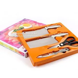 Stainless Steel 4pcs Kitchen Knife Set thumbnail-1