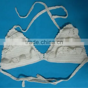 Machine Made Cotton Crochet Bra Design thumbnail-1