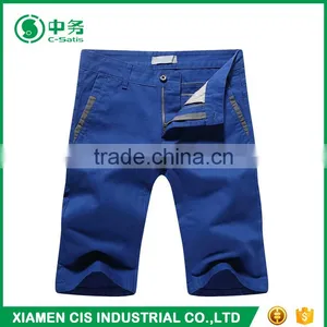 New Fashion Blue Color Summer Mens Chino Shorts for Sale thumbnail-1