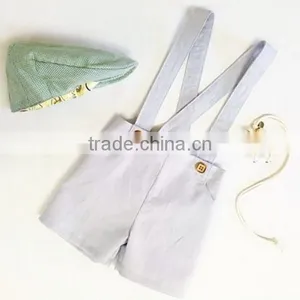 Suspender Shorts Baby Clothes Plain Color Apparel Kids Clothing Wholesale thumbnail-6