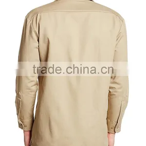 2017 Hot Sell New Design Men's Twill Long Sleeve Shirts Wholesale thumbnail-2