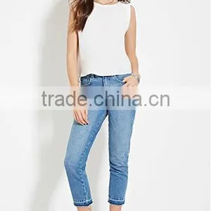 Lady's Loose Short After Long Sleeveless Shirt Before Pure Color thumbnail-1