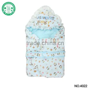 Hot Sale Lovely Design Super Soft Cotton Print Embroidery Quilted Baby Sleeping Bag thumbnail-3