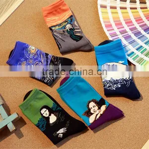 Classical Cartoon Summer Style Happy Socks Character Pattern Superheroes Socks for Man Woman thumbnail-6