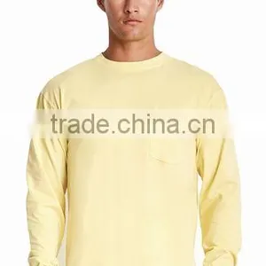 Next Level Apparel Unisex Inspired Dye L/S Pocket Crew Tee - 100% Combed Ring-spun Cotton Jersey and Comes With Your Logo thumbnail-2