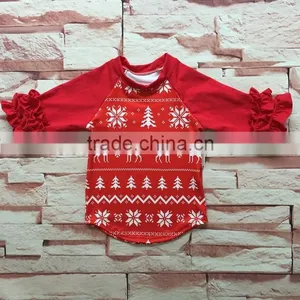 Christma Girl's Fashion New T-shirt Bulk Clothing for Sale Girls Top Clothing Brands thumbnail-1