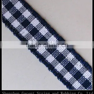 Wide Ribbon,stitched Edge Plaid Ribbon,color Ribbon thumbnail-1