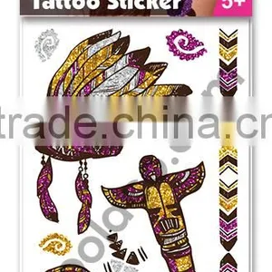 Mini Glitter Temporary Tattoo Water Transfer Printing Tattoos Safe Non Toxic thumbnail-1
