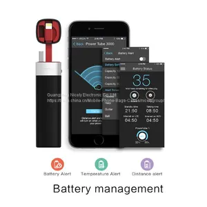 Power Bank Battery 3000mAh Smart APP Portable Mini Charger With MFI Lightning Cable for IPhone 6 6S thumbnail-3