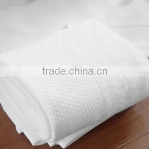 Hotel White Satin Edge Towel thumbnail-1