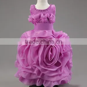 Wholesale Softtextile Baby Girl Wedding Dress thumbnail-3