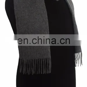 Gray Baby Alpaca Scarf thumbnail-2