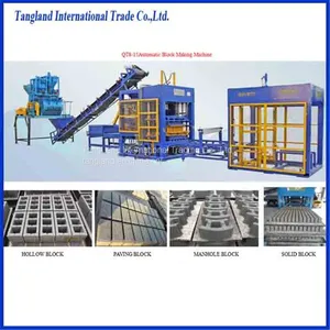 Qt8-15automatic Block Making Machine/ Brick /Block Machine/Concrete Block /Hollow Block /Automatic Block/Automatic Cemen thumbnail-1
