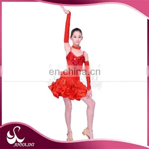 Fashion Style Of Latin Skirt With Rhin Stone Adult Costumes/dance Costume/ballet Costumes thumbnail-1