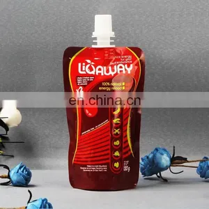 FDA Approved Stand up Liquid Spout Pouch/drink Pouch With Spout Packaging thumbnail-5