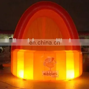 New Style Popular Led Light Used Inflatable Spray Booth for Sale thumbnail-4