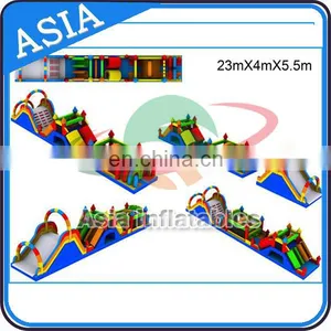 Outdoor Fun Easy Jumper Team Adult Inflatable Obstacle Course , Workout Obstacle Game thumbnail-1