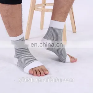 Athletic Knitted Open Toe Compression Ankle Socks For Sports#YLW-03 thumbnail-6