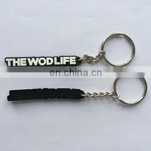 Custom 3d Soft Pvc Keychain Key Chain / Soft Rubber Keychains / Silicone Keyring thumbnail-2