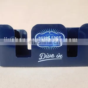 Custom Acrylic Plastic Restaurant Napkin Holder With Heat Transfer Printing Logo thumbnail-4