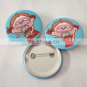 Top Sale Cheaper Price Tinplate Advertising Pin Button Badges thumbnail-4