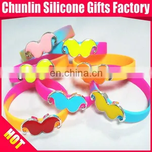 2013 Most Lovely New Style Silicone Bracelets With Charms thumbnail-1