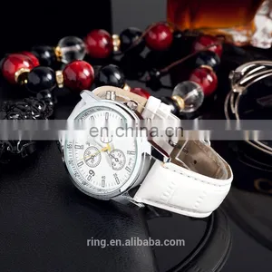 Fashion Men Luxury Male Business Leather Strap Wrist Watch thumbnail-5