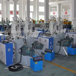 High Quality HDPE Single Wall Corrugated Pipe Extrusion Line Machinery thumbnail-3