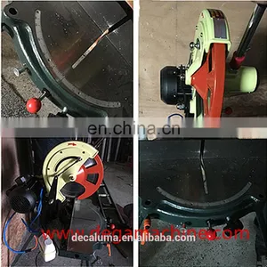 China Manufacturer Electricity Power Laser Dual Sliding Door Miter Saw Single Head Cutting Saw thumbnail-4