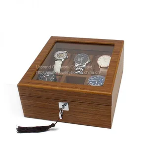 Luxury High-Quality New Design Custom High Glossy Single Wooden Men Watch Boxes thumbnail-3