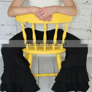 Ladies Loose Cotton Spandex Women's Willow Ruffle Pants Plus Size Pants thumbnail-1