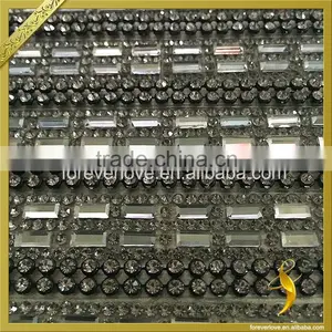 Hot Fix Adhesive Rhinestone Templates Shoes Applique Decoration Rhinestone Mesh FRM-208 thumbnail-3