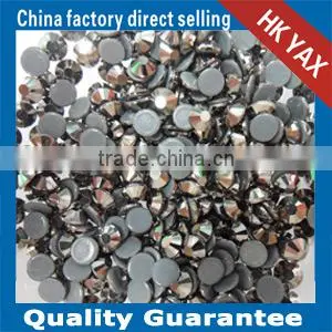 SS10 YAX280 Jet Hematite Color Swainstone Crystal Lady Rhinestone Custom Hotfix Graphics for Tee Shirts thumbnail-1