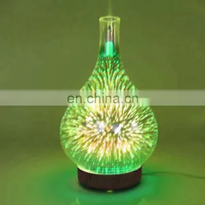 2018 New Product Oem Rechargeable Aroma Essential Oil Diffuser 3d Glass Electric Aroma Diffuser thumbnail-5