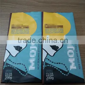 Side Gusset Plastic Lamination Foil Coffee Bags With De-gassing Valve thumbnail-5