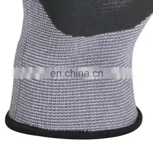 Comfortable Working Safety Full Palm Nitrile Coating With Finger Gloves for Worker Customized Size Worker thumbnail-4