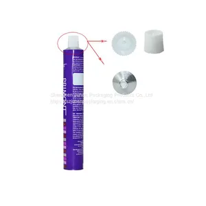 Collapsible Aluminum Hair Dye Color Tube Packaging thumbnail-2