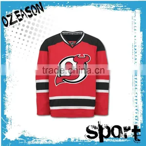 OEM Service Embroidered Logo European Hockey Jersey Wholesale no Minimum thumbnail-1