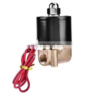 COVNA DN8 1/4 Inch 2 Way 12V 24V DC Normally Closed Miniature Brass Diesel Fuel Solenoid Valve thumbnail-2
