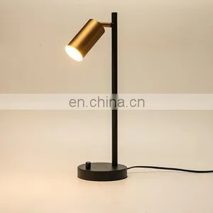 Touch Dimmable LED Desk Light Gold Bedroom Decoration Bedside Home Office LED Table Lighting thumbnail-1